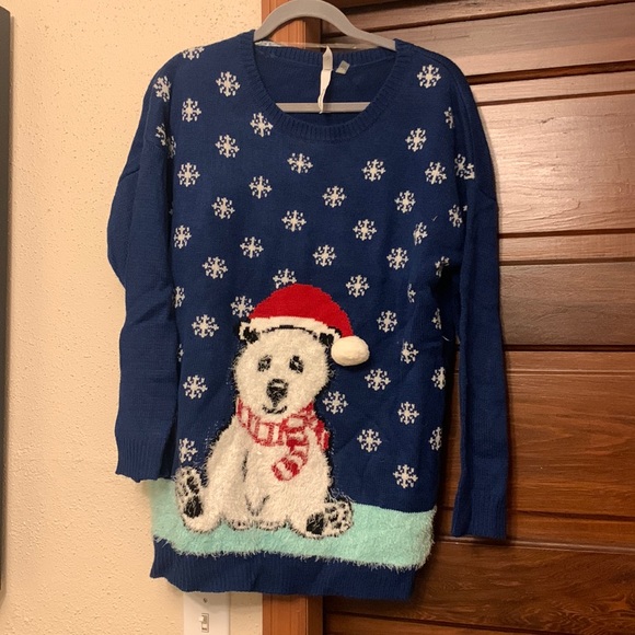 Christmas sweater ugly Christmas sweater holiday size large - Picture 2 of 11